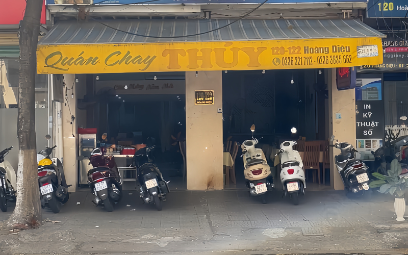 Quán chay an yên tọa lạc giữa lòng Thành phố Đà Nẵng